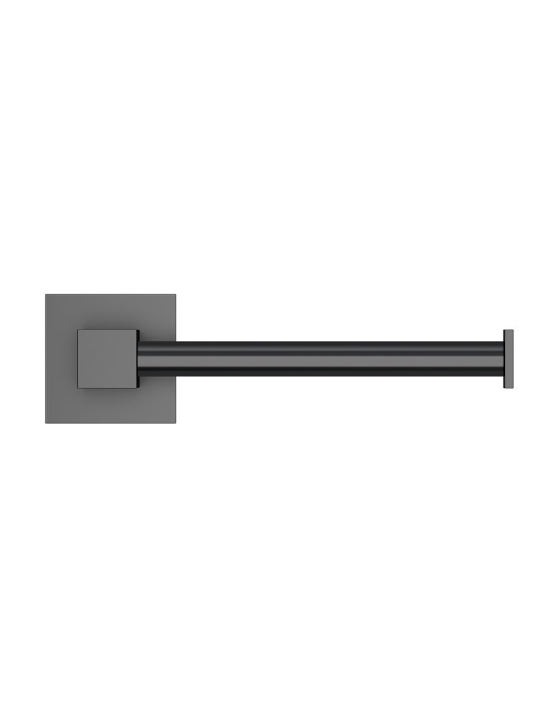 Meir Matte Black Square Toilet Roll Holder