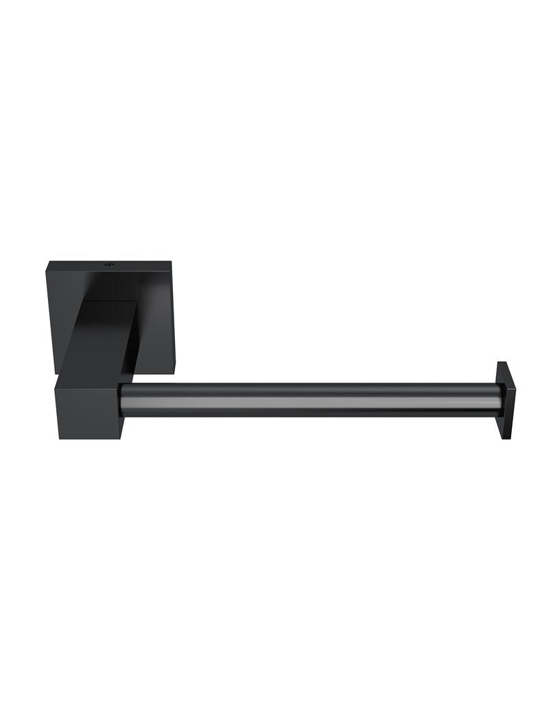 Meir Matte Black Square Toilet Roll Holder