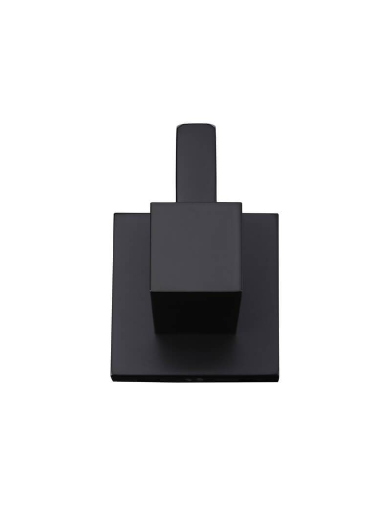 Meir Matte Black Square Robe Hook