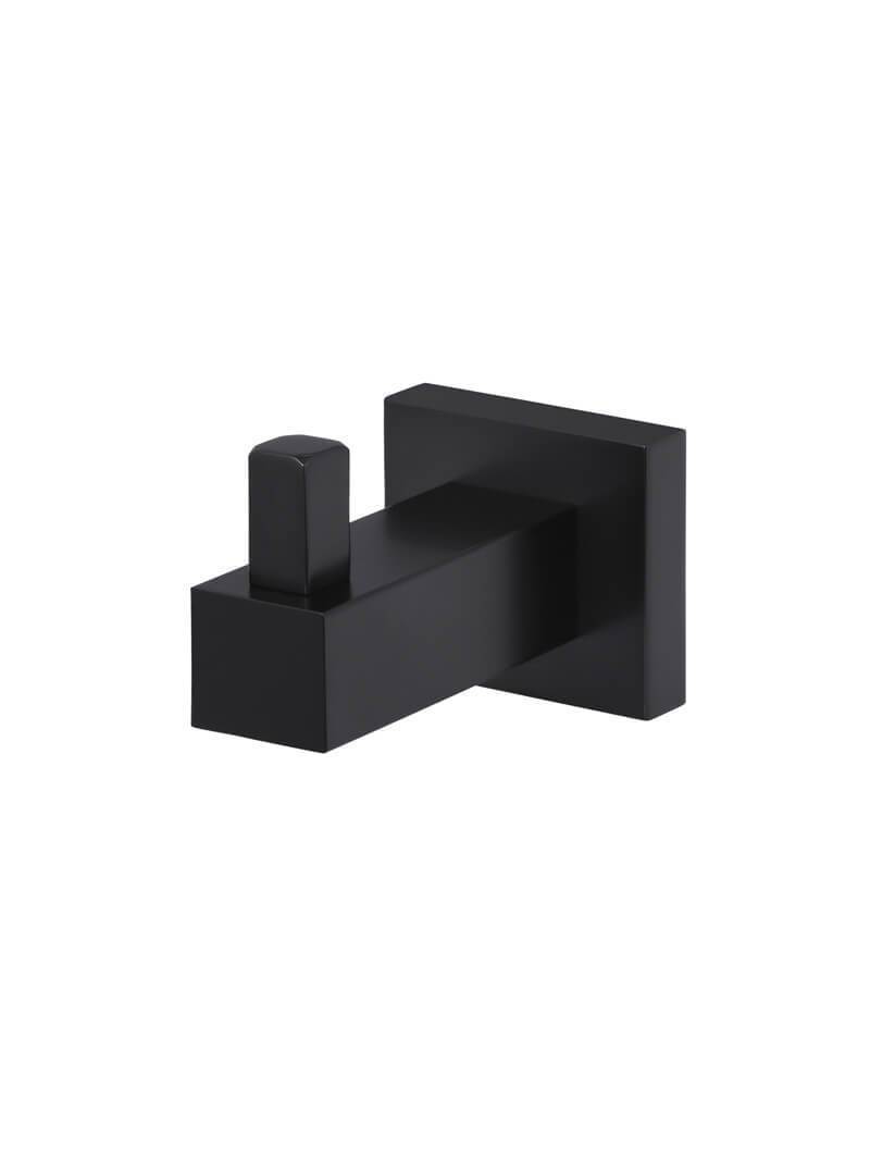 Meir Matte Black Square Robe Hook