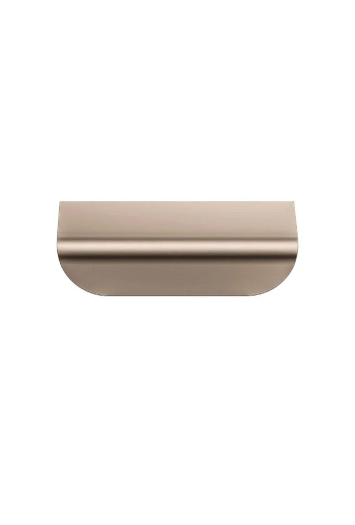 MEIR Oppen Edge-Pull 75mm Cabinet Handle (Brushed) - Various Colour Finishes
