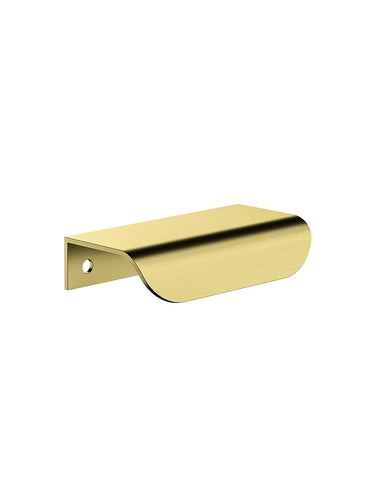 MEIR Oppen Edge-Pull 75mm Cabinet Handle (Brushed) - Various Colour Finishes