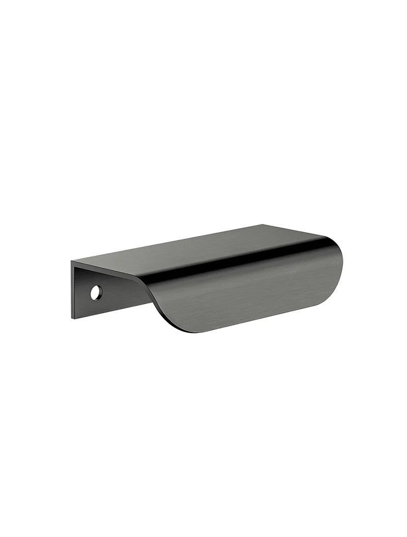 MEIR Oppen Edge-Pull 75mm Cabinet Handle (Brushed) - Various Colour Finishes