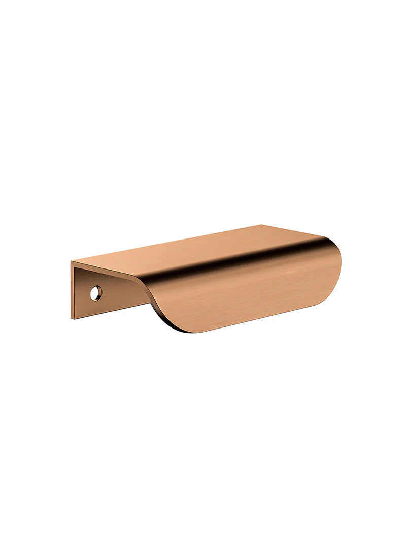 MEIR Oppen Edge-Pull 75mm Cabinet Handle (Brushed) - Various Colour Finishes