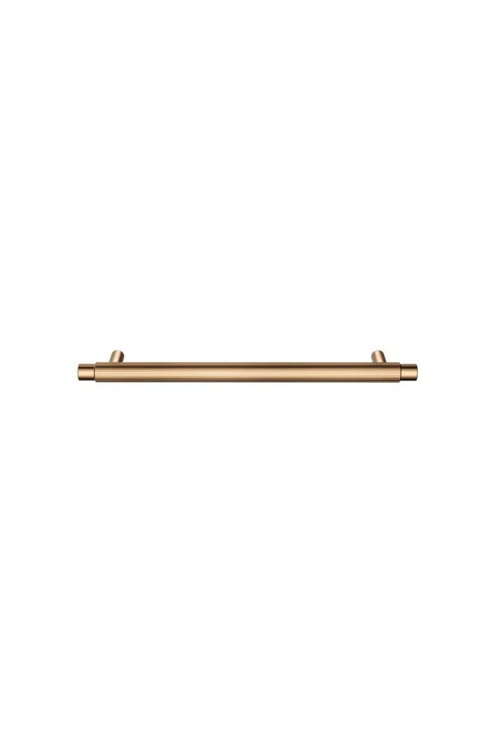 MEIR Oppen Round Pull 200mm Cabinet Handle (Linear Knurled) - Various Colour Finishes