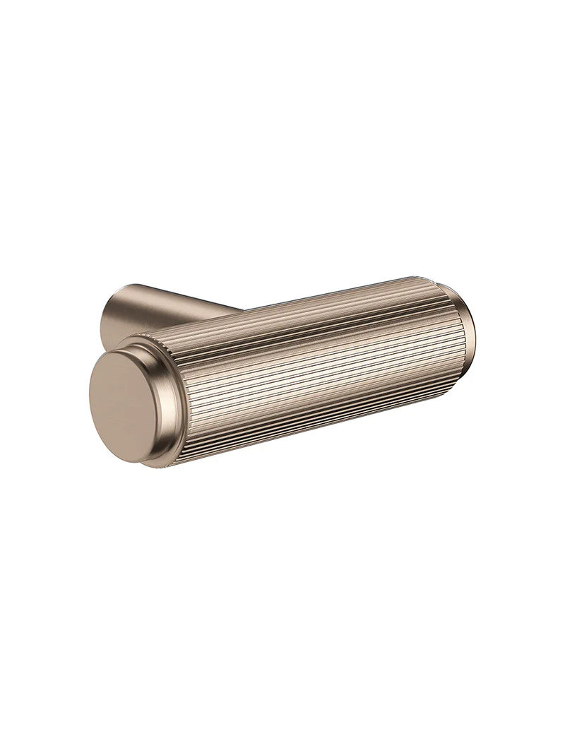 MEIR Oppen T-Pull Cabinet Handle (Linear Knurled) - Various Colour Finishes