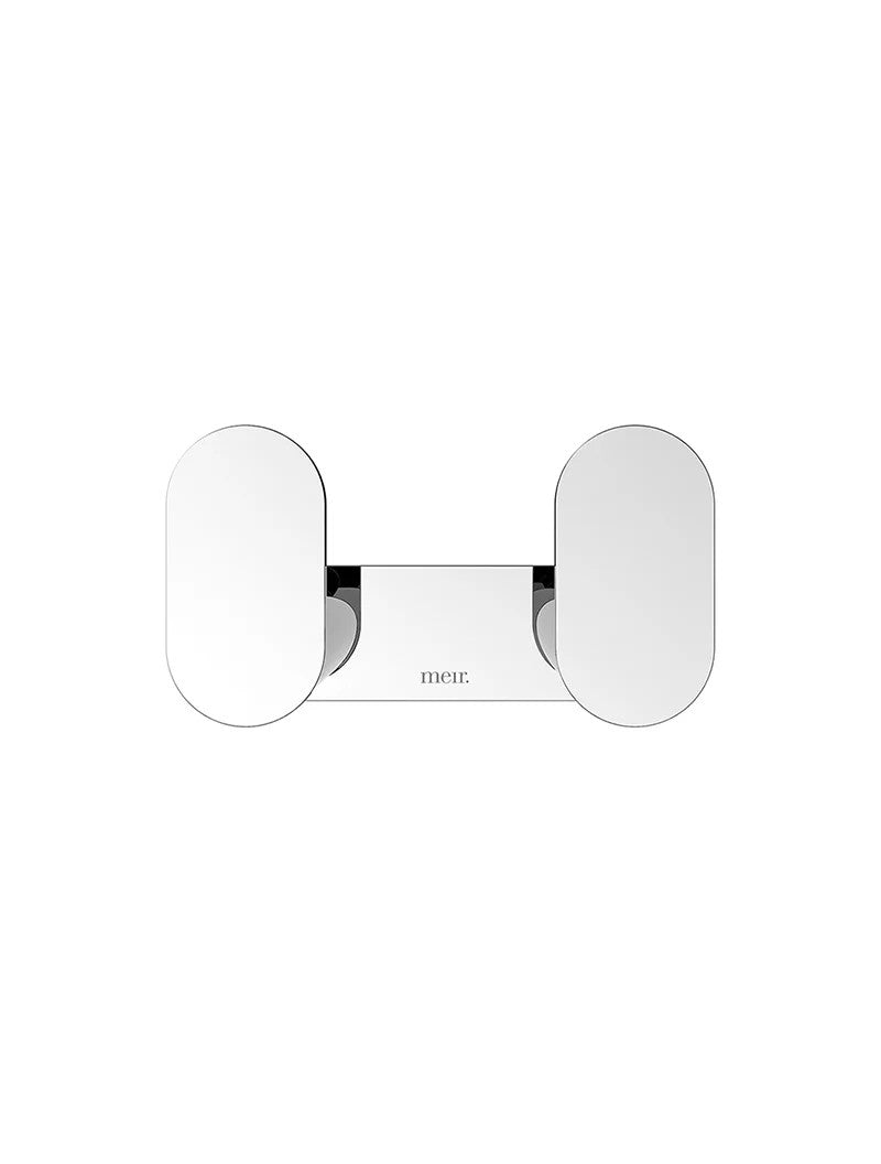 MEIR Curvae Double Robe Hook - Various Colour Finishes