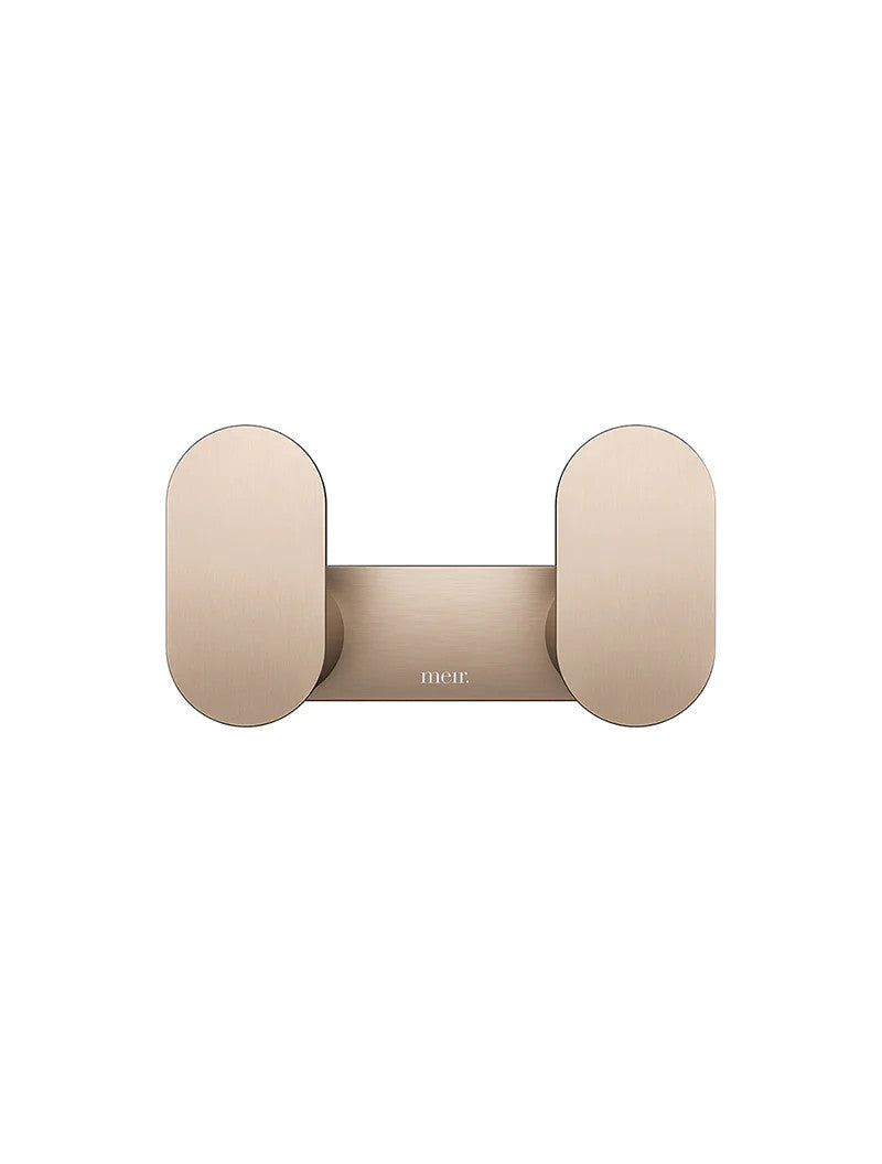 MEIR Curvae Double Robe Hook - Various Colour Finishes