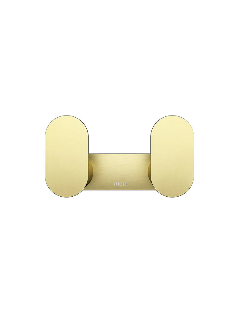 MEIR Curvae Double Robe Hook - Various Colour Finishes