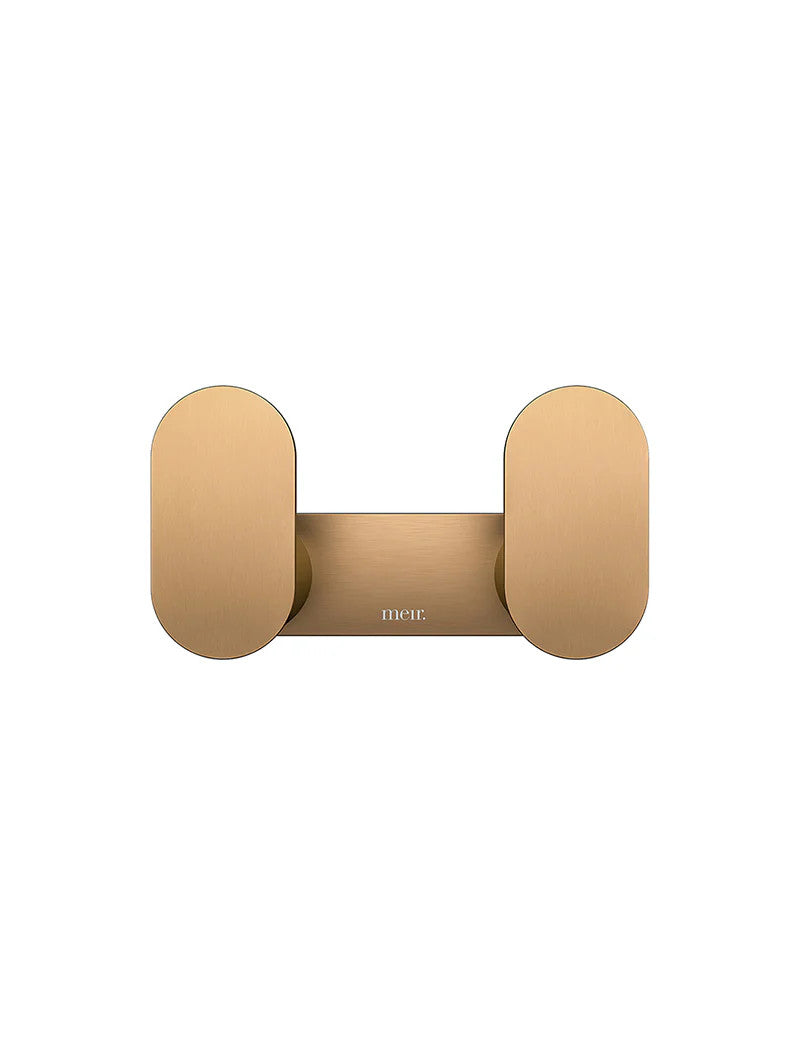 MEIR Curvae Double Robe Hook - Various Colour Finishes