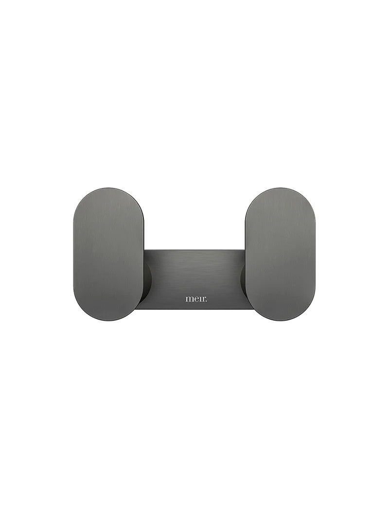 MEIR Curvae Double Robe Hook - Various Colour Finishes