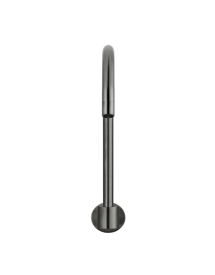 Meir Round High-Rise Swivel Wall Spout - Various Colour Finishes