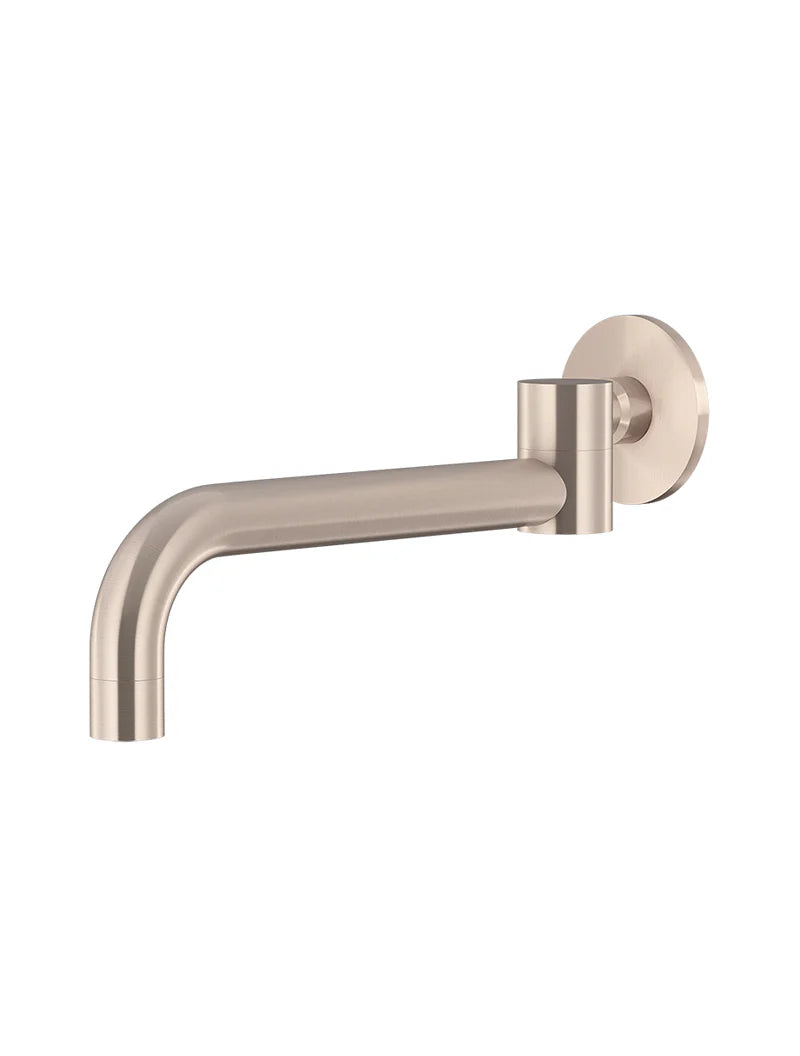 Meir Round Swivel Wall Spout - Various Colour Finishes
