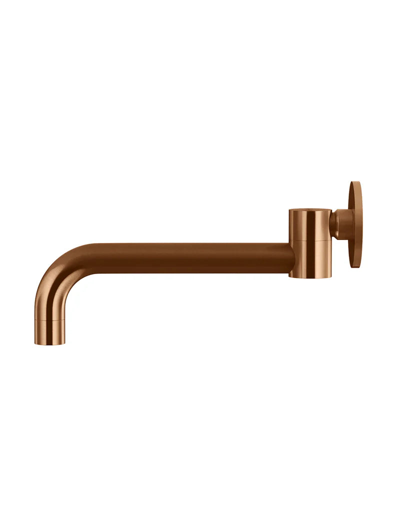 Meir Round Swivel Wall Spout - Various Colour Finishes