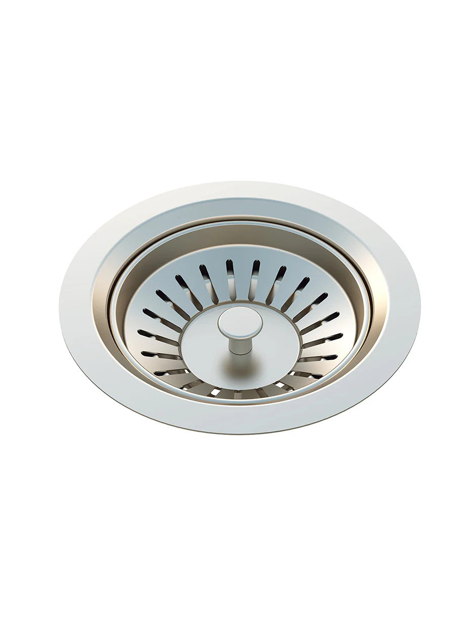 Meir Lavello Sink Strainer and Waste Plug Basket with Stopper - 3 Colour Finishes