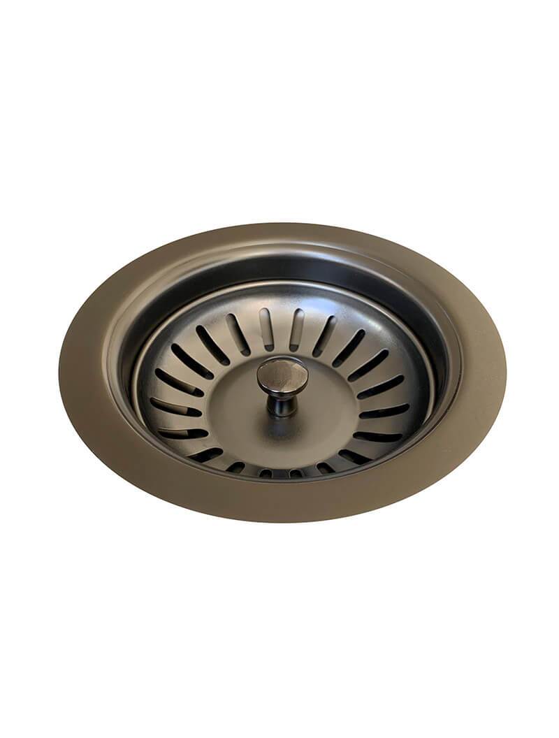 Meir Lavello Sink Strainer and Waste Plug Basket with Stopper - 3 Colour Finishes