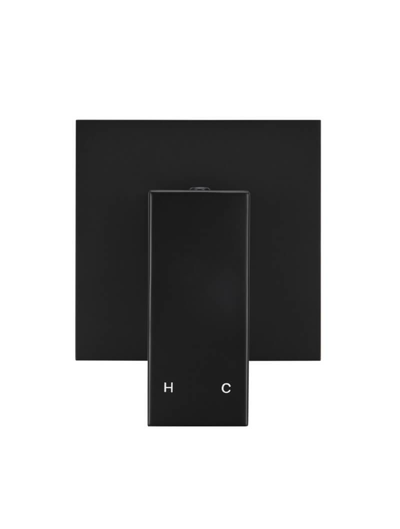 Meir Matte Black Square Wall Mixer