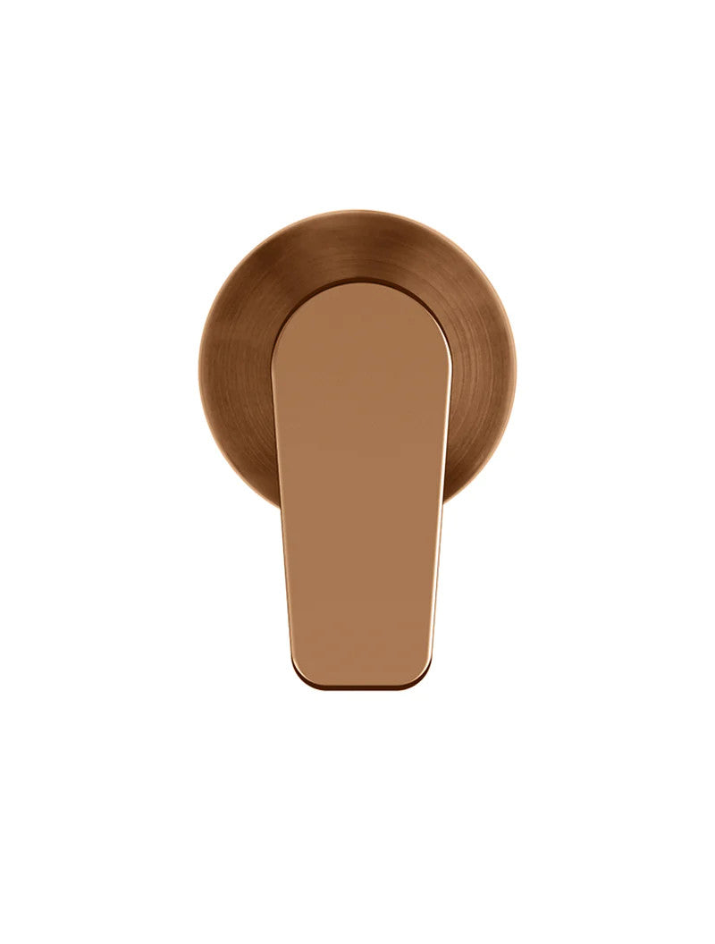 Meir Paddle Handle Round Wall Mixer - Finish Trim Kit - Various Colour Finishes