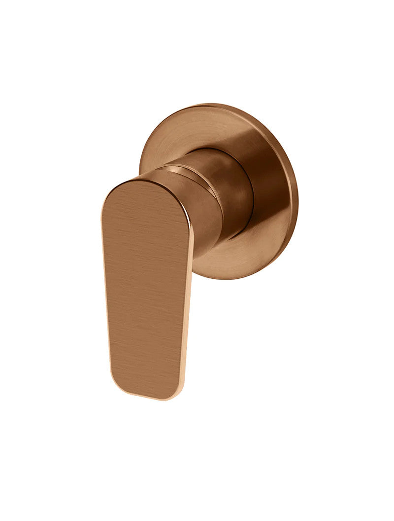 Meir Paddle Handle Round Wall Mixer - Finish Trim Kit - Various Colour Finishes