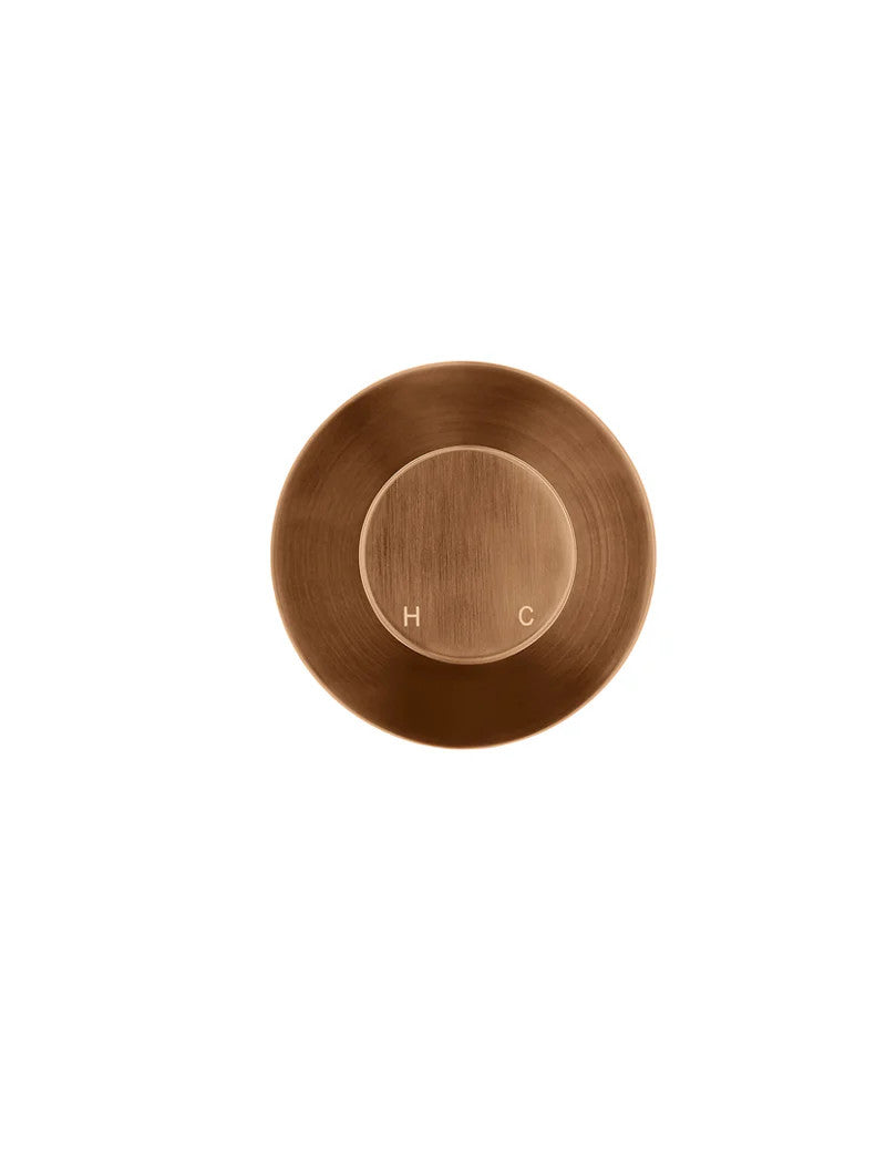 Meir Pinless Handle Round Wall Mixer - Finish Trim Kit - Various Colour Finishes