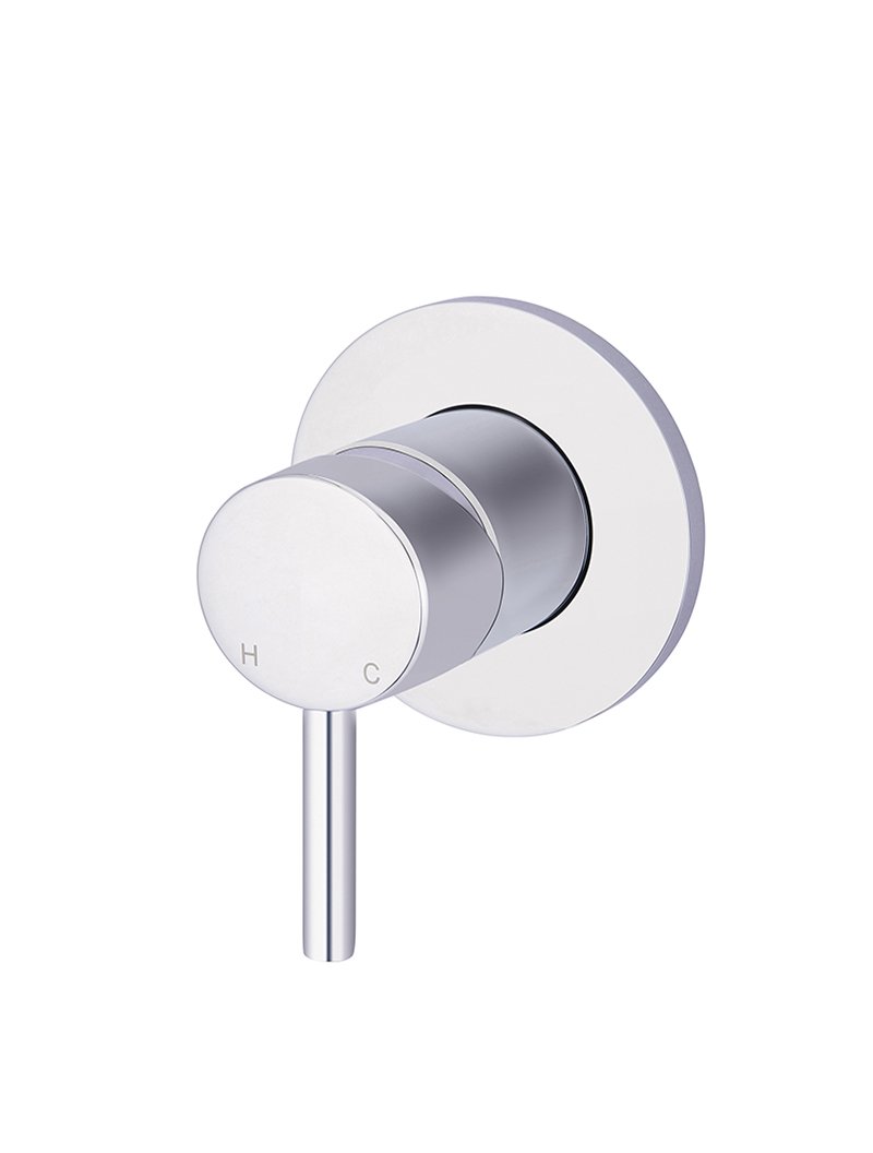 Meir Round Wall Mixer Short Pin-Lever - Finish Trim Kit - Various Colours Finishes