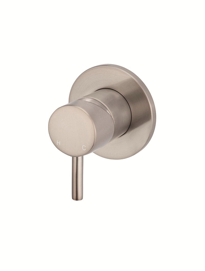 Meir Round Wall Mixer Short Pin-Lever - Finish Trim Kit - Various Colours Finishes