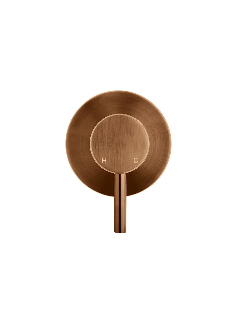 Meir Round Wall Mixer Short Pin-Lever - Finish Trim Kit - Various Colours Finishes
