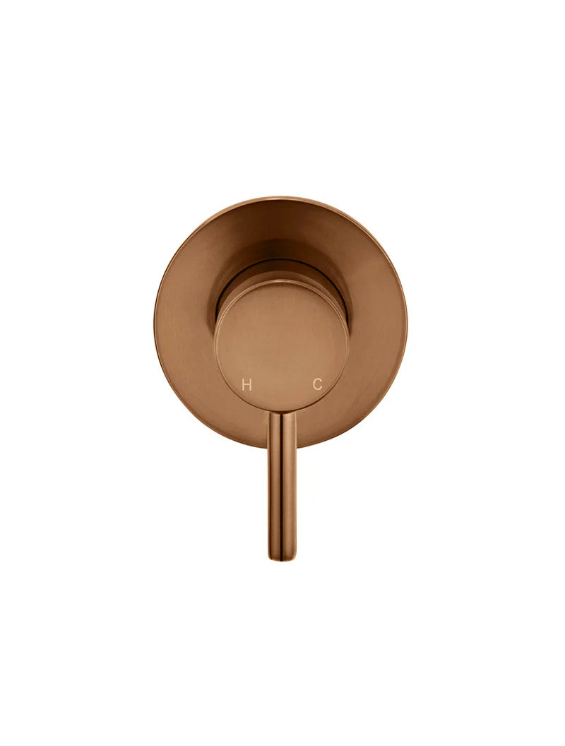 Meir Round Wall Mixer Short Pin-Lever - Finish Trim Kit - Various Colours Finishes