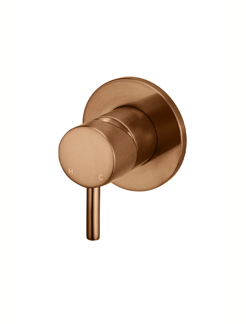 Meir Round Wall Mixer Short Pin-Lever - Finish Trim Kit - Various Colours Finishes
