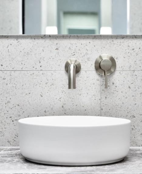 Meir Round Wall Mixer Short Pin-Lever - Finish Trim Kit - Various Colours Finishes