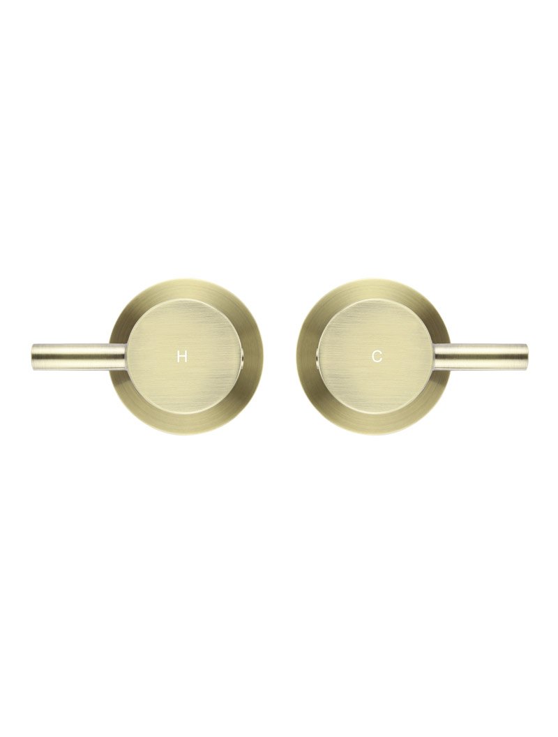 Meir Round Quarter Turn Wall Top Assemblies - Various Colour Finishes