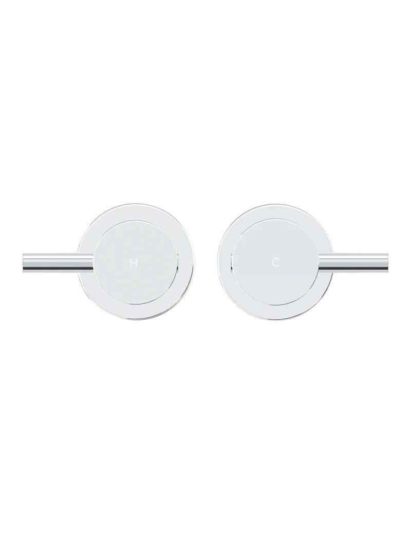 Meir Round Quarter Turn Wall Top Assemblies - Various Colour Finishes