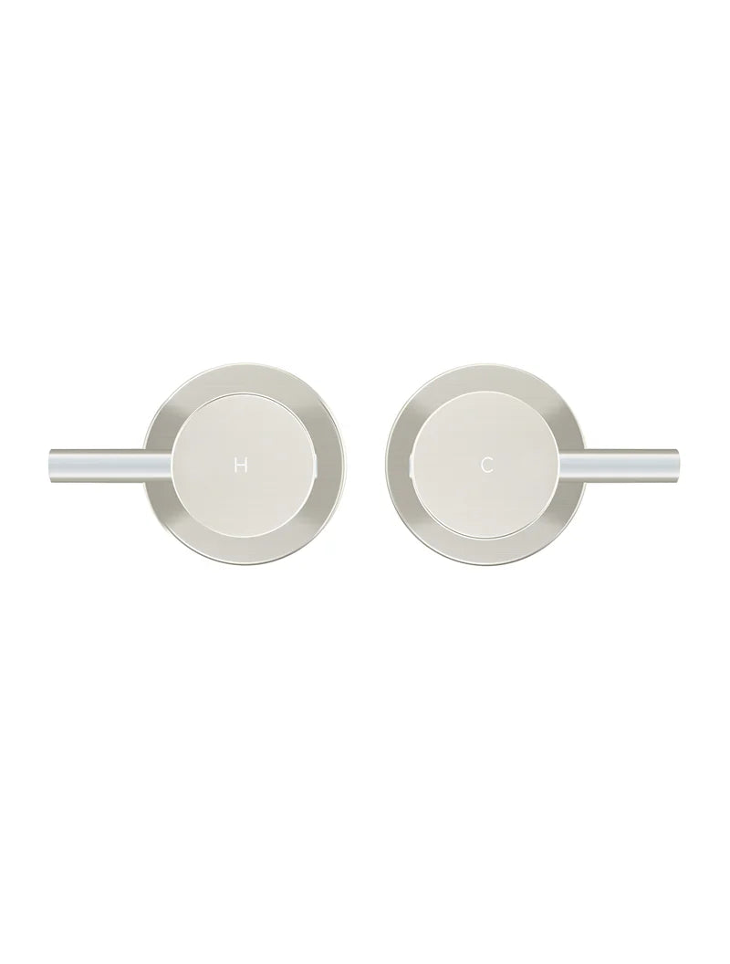 Meir Round Quarter Turn Wall Top Assemblies - Various Colour Finishes
