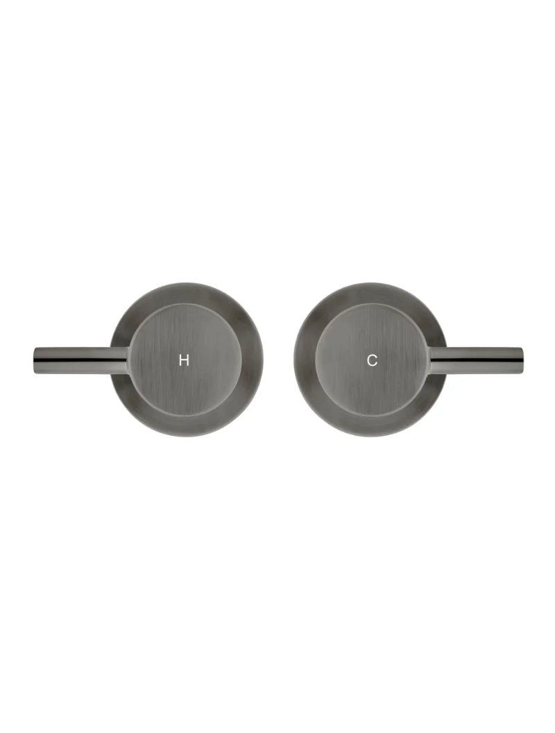 Meir Round Quarter Turn Wall Top Assemblies - Various Colour Finishes