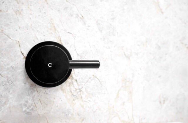 Meir Round Quarter Turn Wall Top Assemblies - Various Colour Finishes