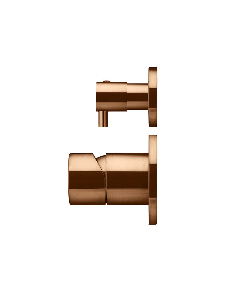 Meir Pinless Handle Round Diverter Mixer - Finish Trim Kit - Various Colour Finishes