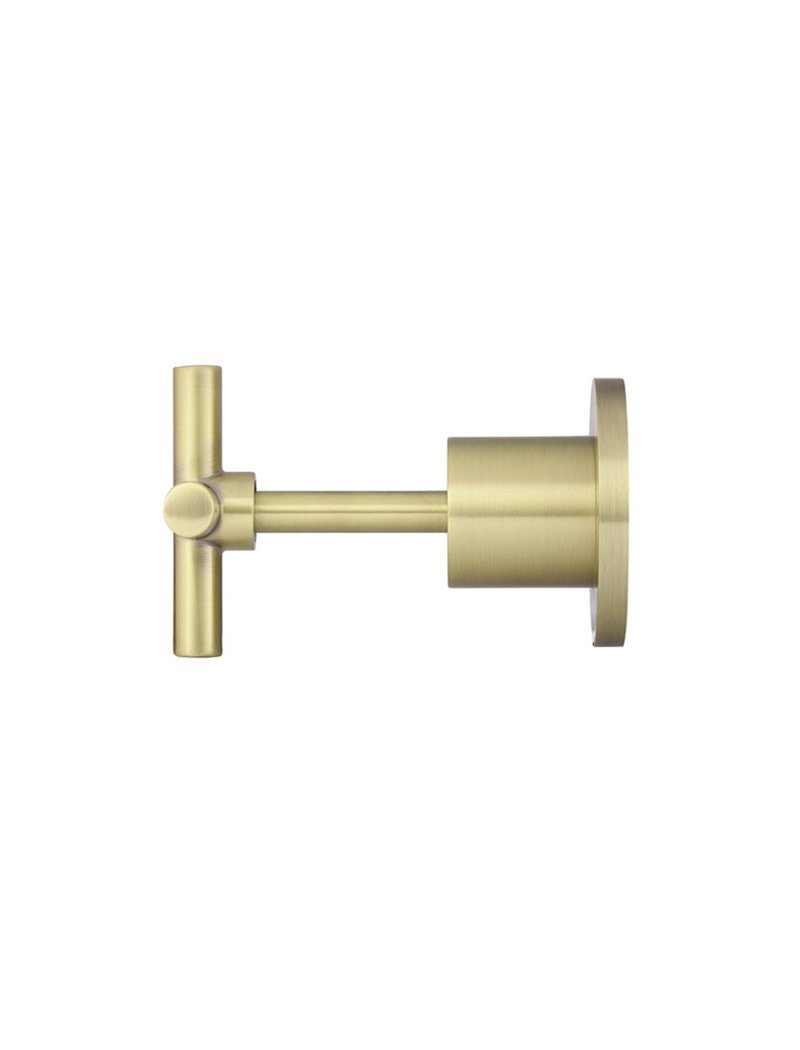 Meir Round Cross Handle Jumper Valve Wall Top Assemblies - Various Colour Finishes