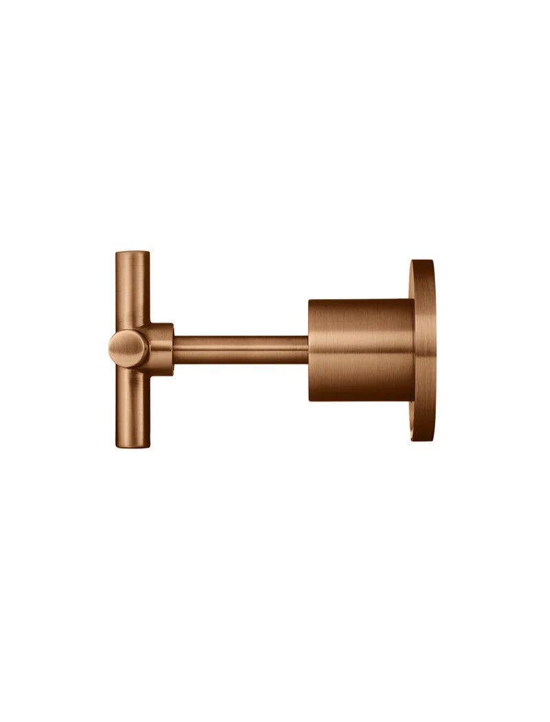 Meir Round Cross Handle Jumper Valve Wall Top Assemblies - Various Colour Finishes