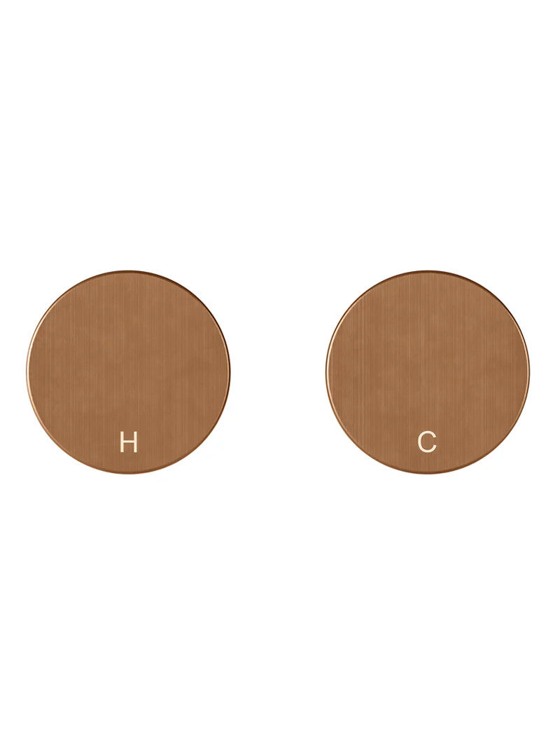 Meir Circular Wall Taps - Various Colour Finishes