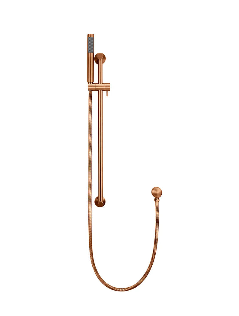 Meir Round Hand Shower on Rail Column - Various Colour Finishes