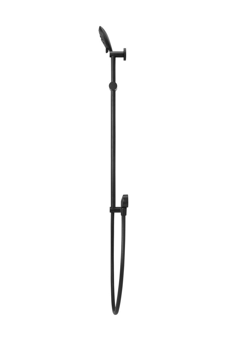 Meir Round 3-Function Hand Shower on Rail Column - Various Colour Finishes
