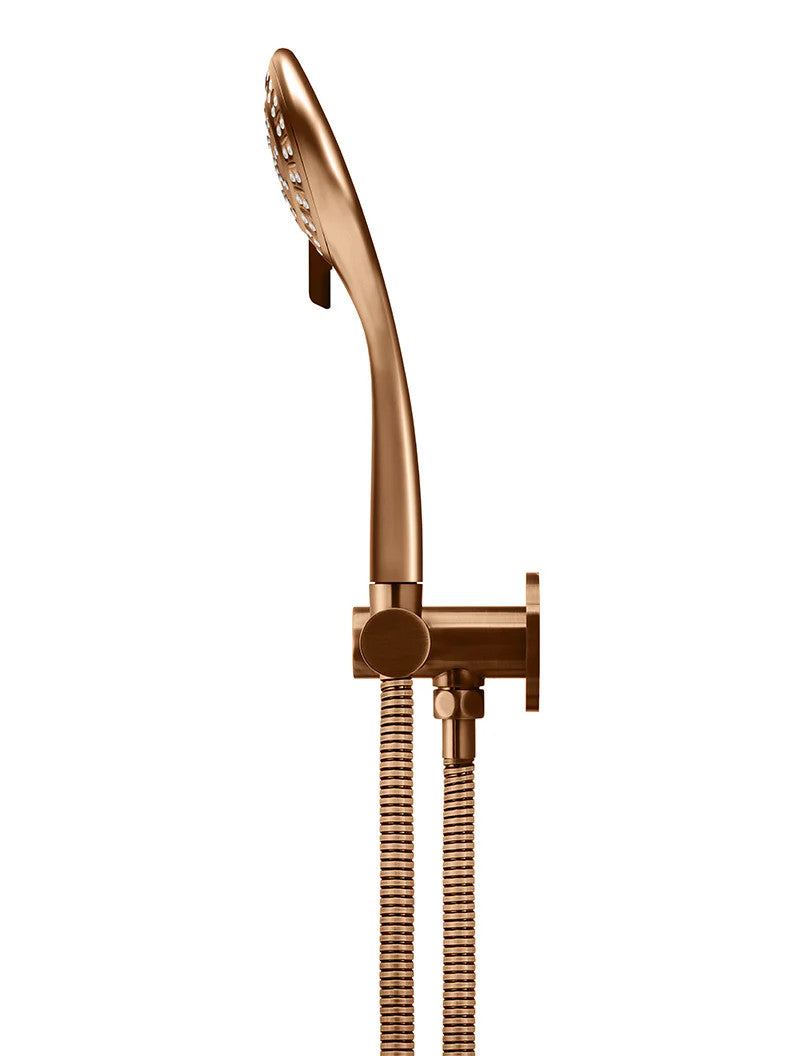 Meir Round 3-Function Hand Shower on Swivel Bracket - Various Colour Finishes