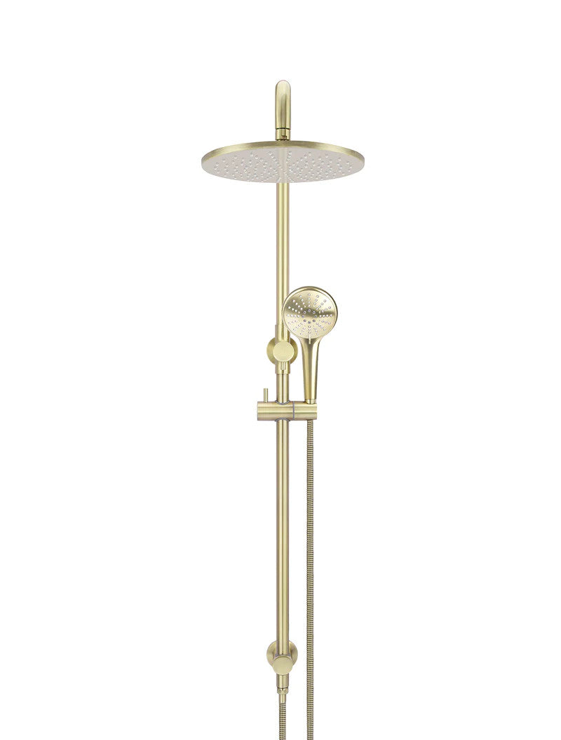 Meir Round Combination Shower Rail 300mm Rose + Three-Function Hand Shower - Various Colour Finishes