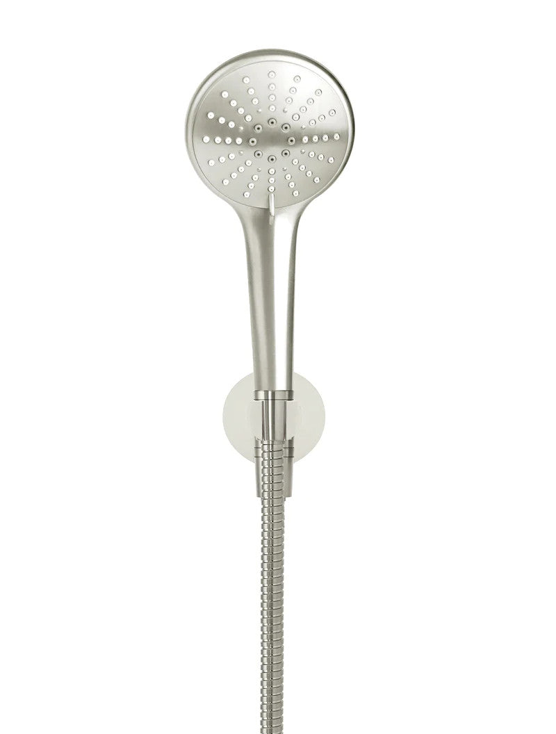 Meir Round 3-Function Hand Shower on Fixed Bracket - Various Colour Finishes