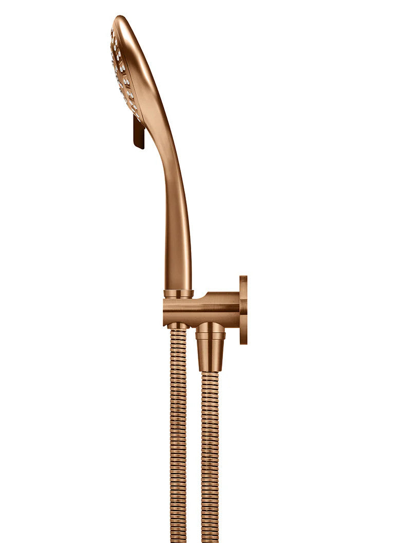 Meir Round 3-Function Hand Shower on Fixed Bracket - Various Colour Finishes