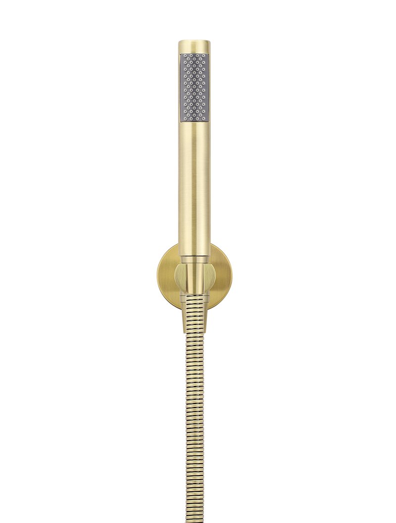 Meir Round Hand Shower on Fixed Bracket - Various Colour Finishes