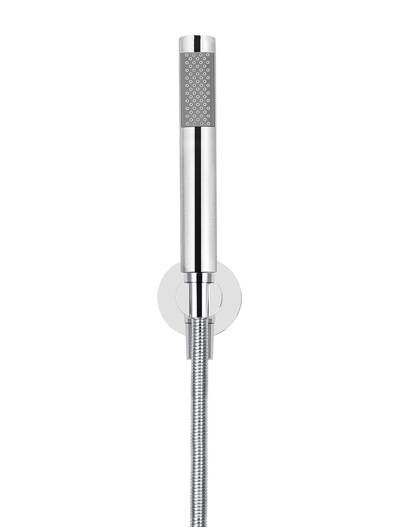 Meir Round Hand Shower on Fixed Bracket - Various Colour Finishes