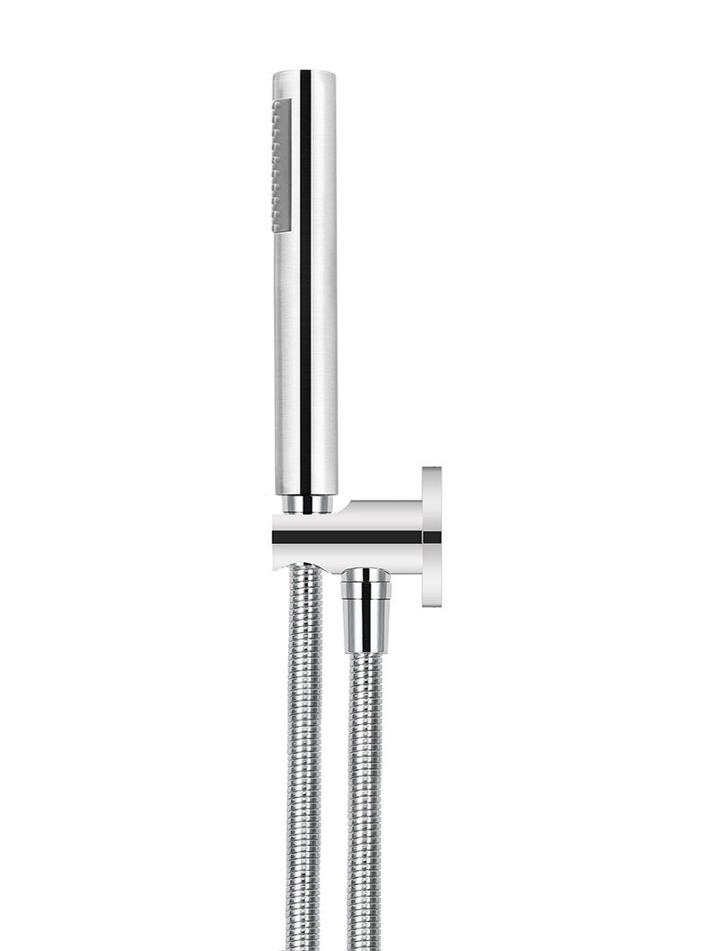 Meir Round Hand Shower on Fixed Bracket - Various Colour Finishes