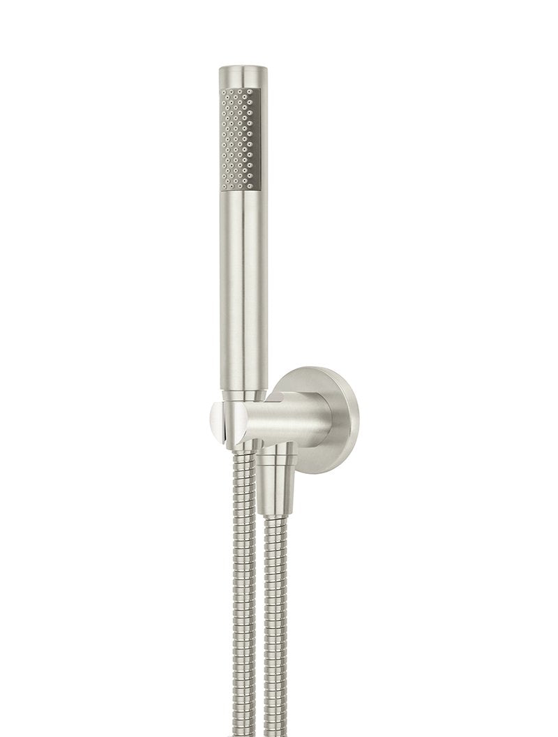 Meir Round Hand Shower on Fixed Bracket - Various Colour Finishes