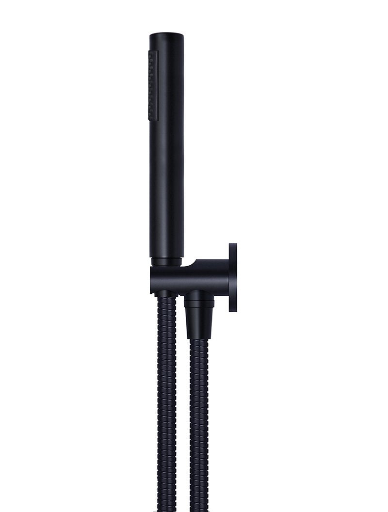 Meir Round Hand Shower on Fixed Bracket - Various Colour Finishes